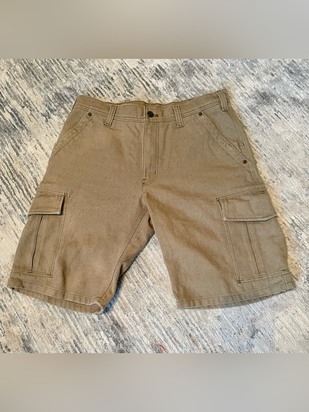 Patagonia Iron Forge Hemp Canvas Cargo Shorts Sz W33 L13 Dark Ash- Like New